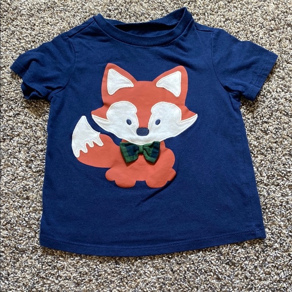 Fox with Bow tie Shirt - Picture 1 of 4